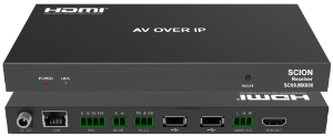 AVoIP, Video Wall, 1080p/60Hz, HDMI 1.4, HDCP 1.4, 1G Ethernet, IR Pass Through, RS232, Audio